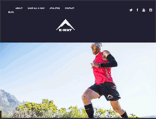Tablet Screenshot of kway.co.za